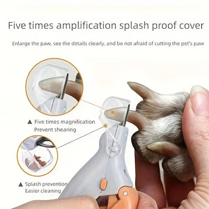 LED Pet Nail Grooming Clipper