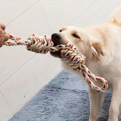 Durable Teeth Cleaning Rope Knot Pet Toy