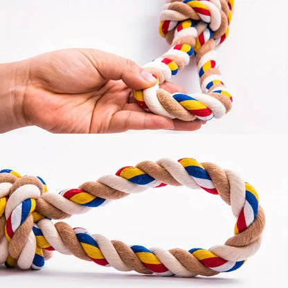 Durable Teeth Cleaning Rope Knot Pet Toy