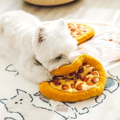 Pawsome Pizza Plush Pet Toy