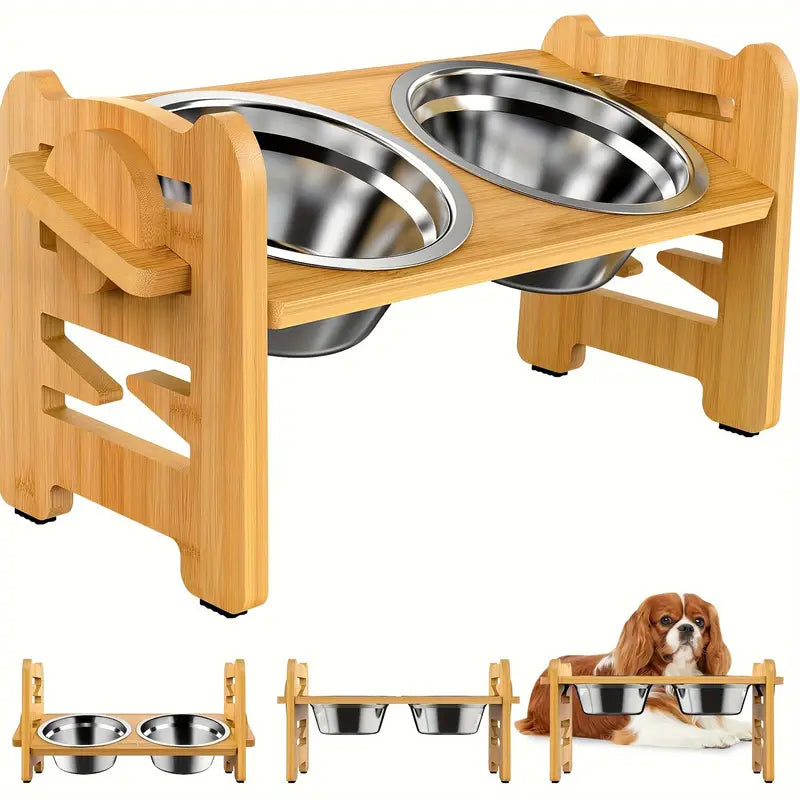 Adjustable Non-Slip Dog Bowls