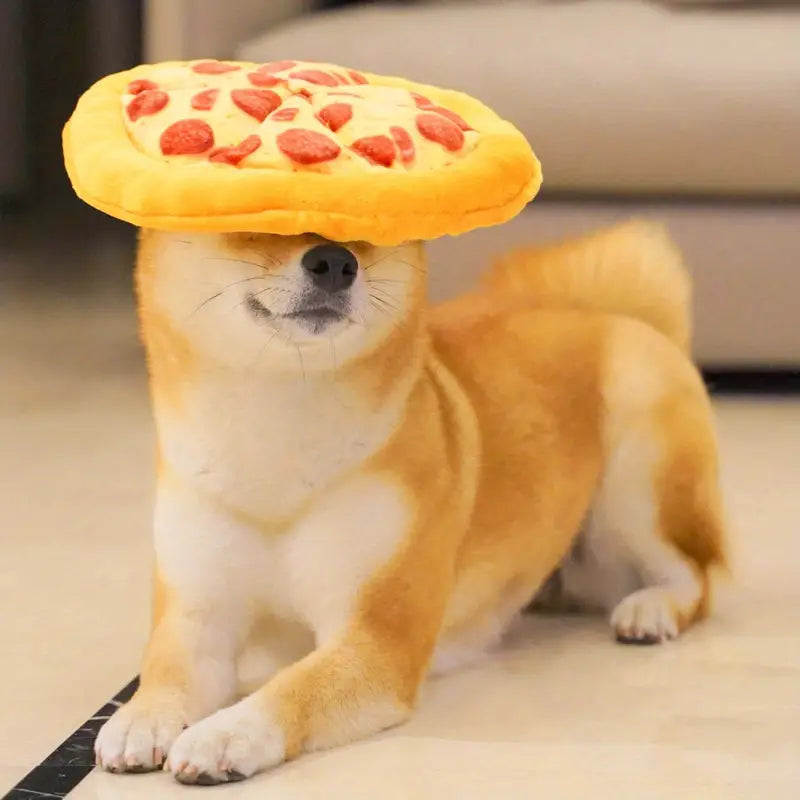 Pawsome Pizza Plush Pet Toy