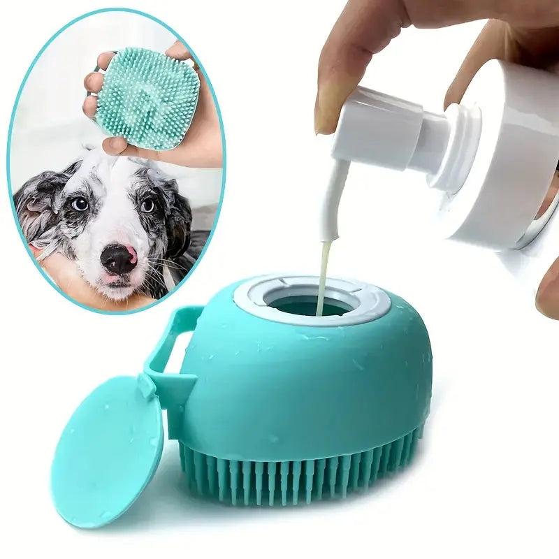 Silicone Pet Shampoo Brush