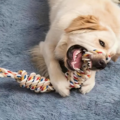 Durable Teeth Cleaning Rope Knot Pet Toy