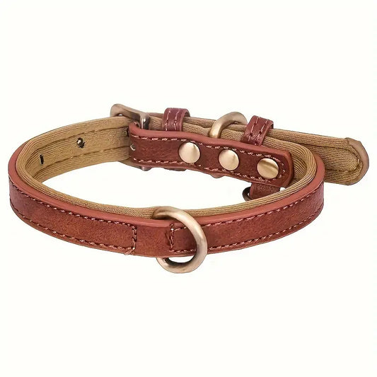 PawLux Leather Dog Collar