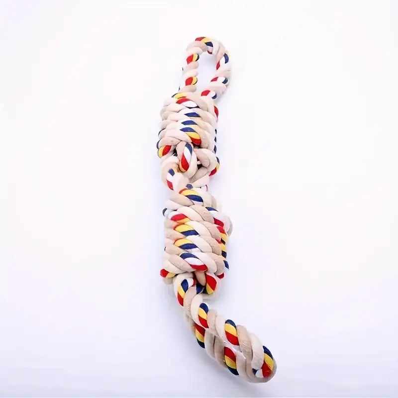 Durable Teeth Cleaning Rope Knot Pet Toy