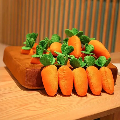 Plush Carrot Mat Dog Puzzle Toy