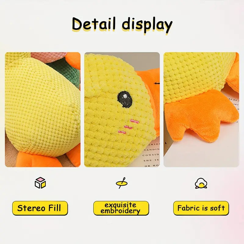 Durable Duck Design Squeaky Dog Toy