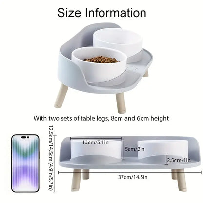 Non-Slip Elevated Pet Feeding Bowls