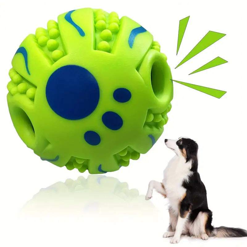 Interactive Wobble Giggle Chew Ball for Dogs