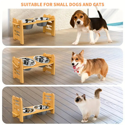 Adjustable Non-Slip Dog Bowls