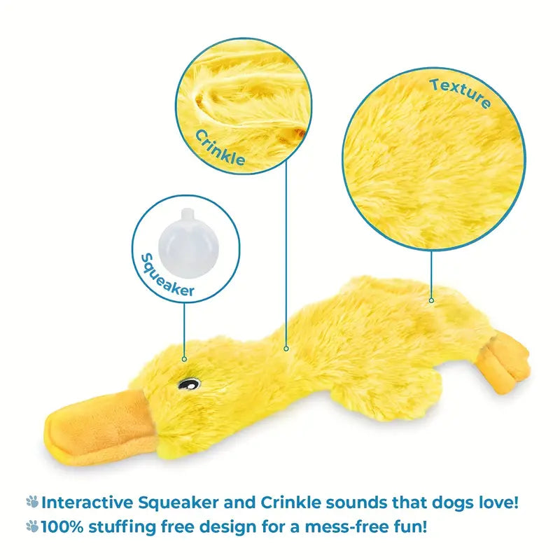 Quacky Fun Interactive Duck Squeaky Toy