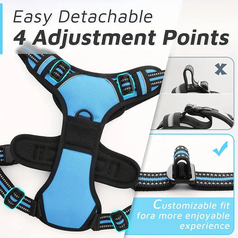 EscapeProof Adjustable Dog Harness Set