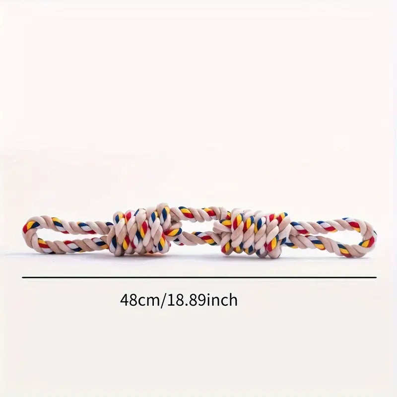 Durable Teeth Cleaning Rope Knot Pet Toy