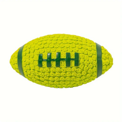 BarkBall Squeaky Football Dog Toy