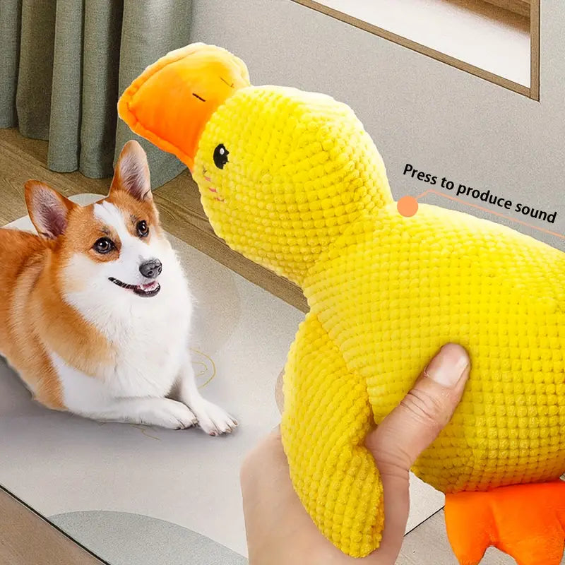 Durable Duck Design Squeaky Dog Toy