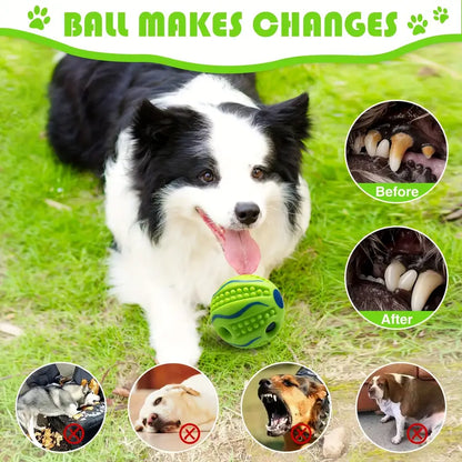 Interactive Wobble Giggle Chew Ball for Dogs