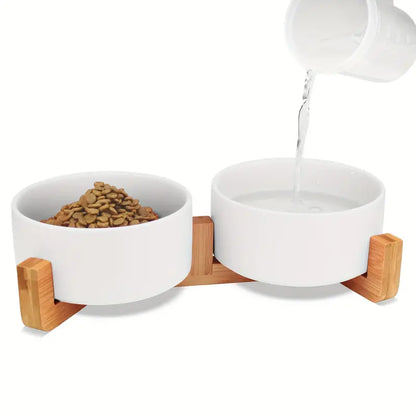 Ceramic Dog Bowl for Food and Water