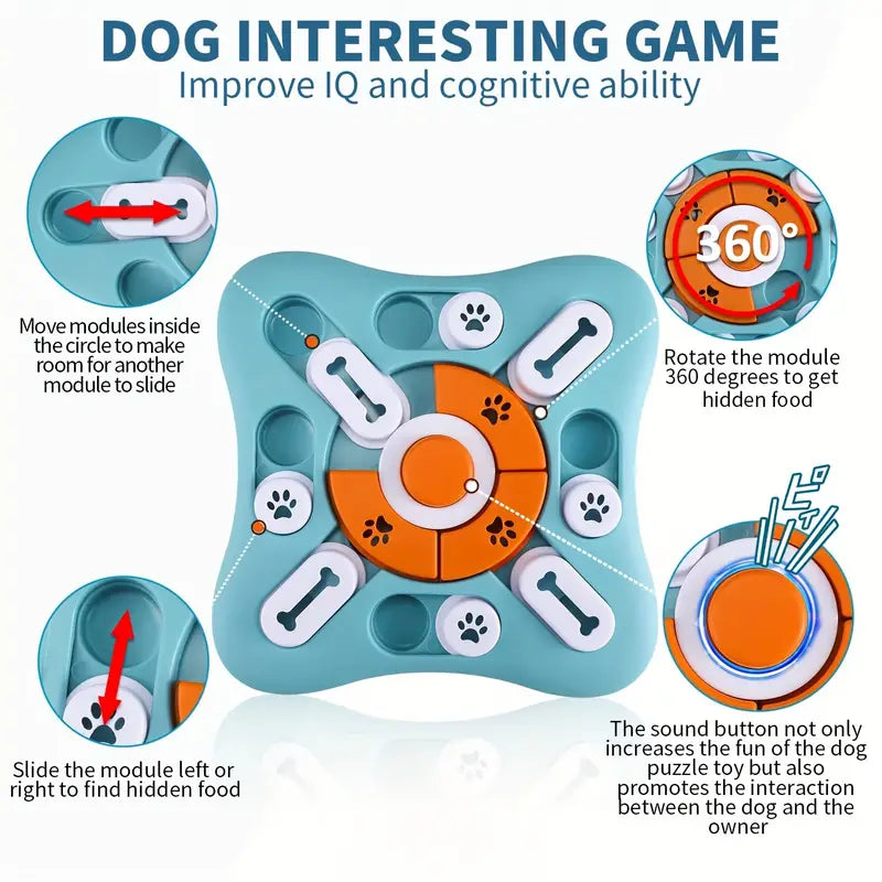 Interactive Dog Puzzle Toy