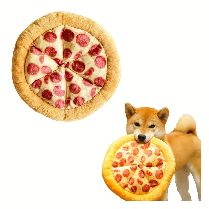 Pawsome Pizza Plush Pet Toy