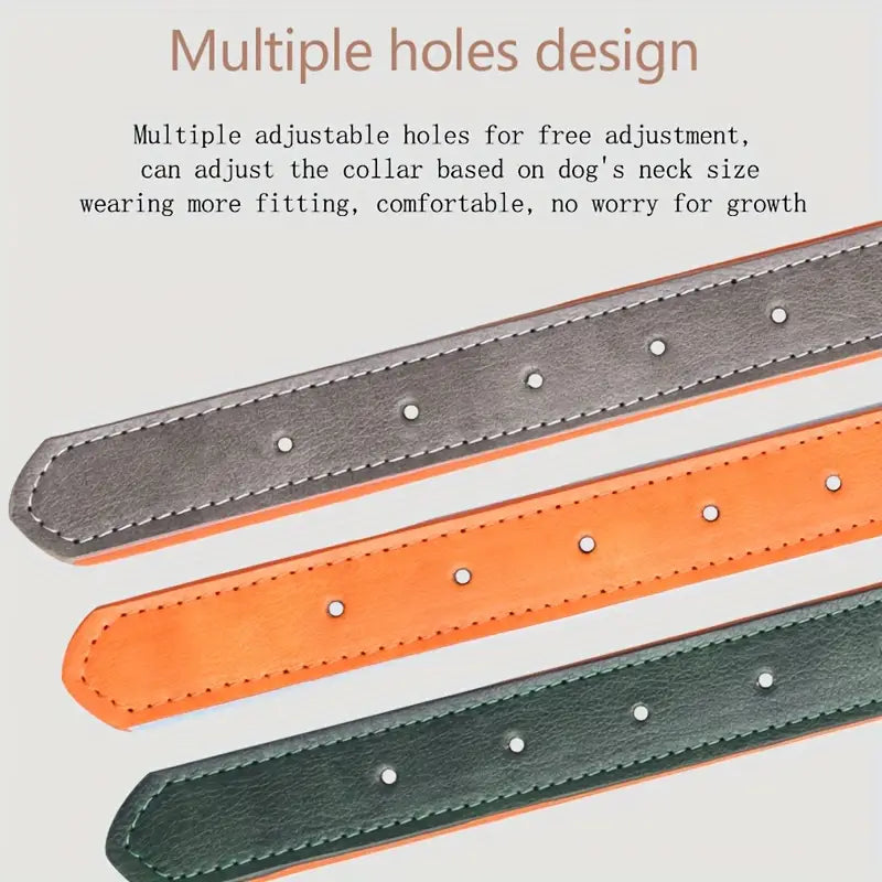 PawLux Leather Dog Collar