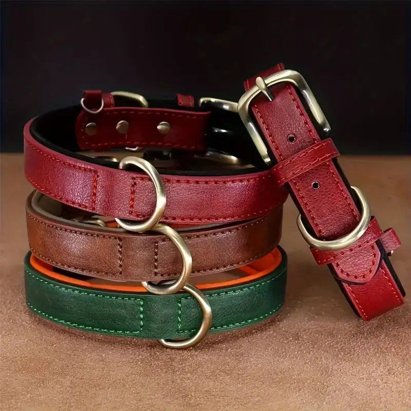 PawLux Leather Dog Collar